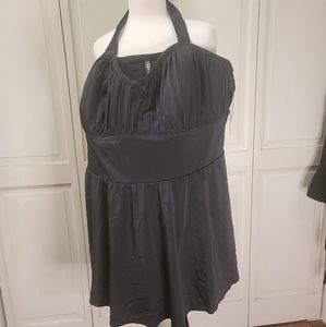 Black swim dress in Torrid size 5x